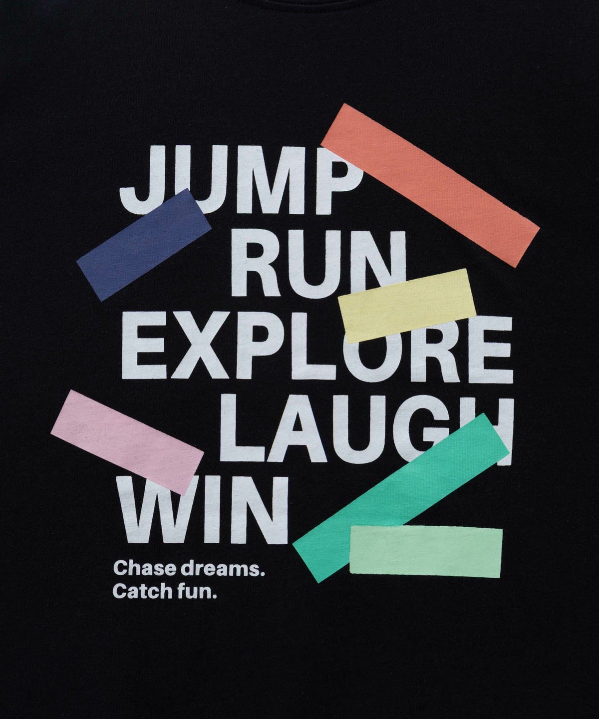 T-GRAPHICS カラフルロゴ長袖Tシャツ キッズ ネコポス 対応商品