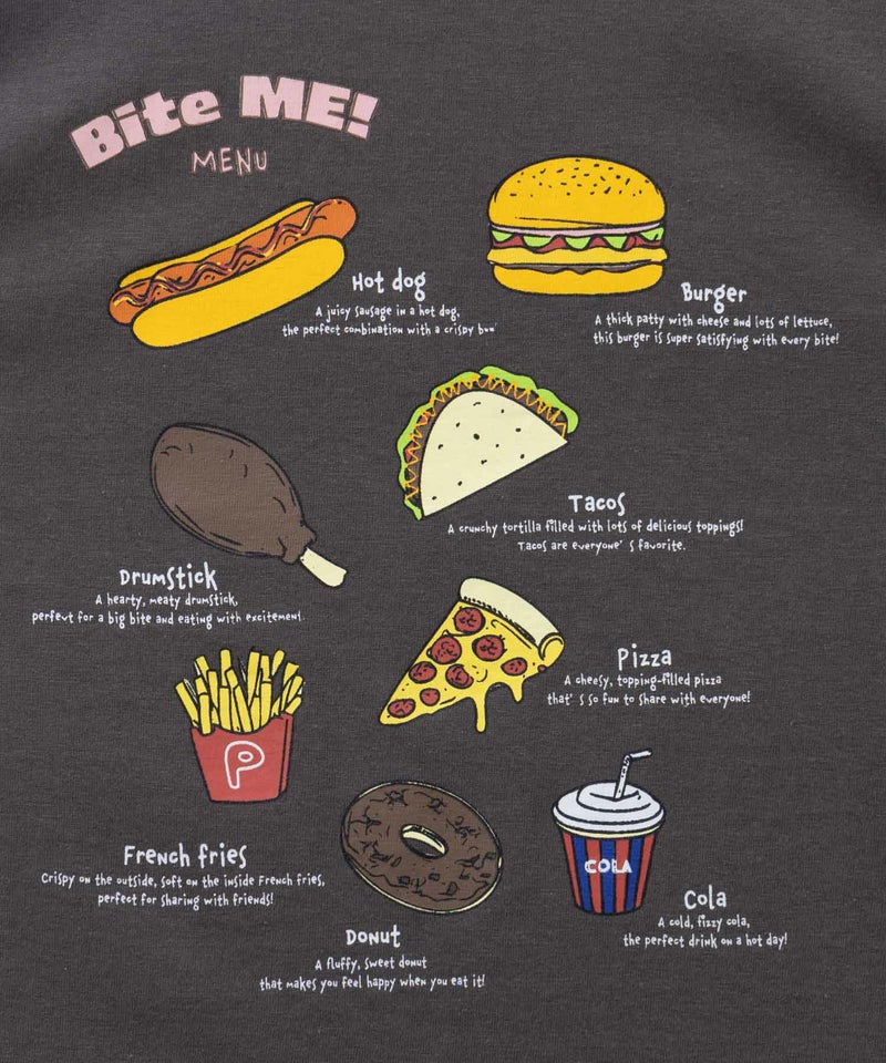 T-GRAPHICS スイーツプリント長袖Tシャツ キッズ メール便 対応商品商品画像-6