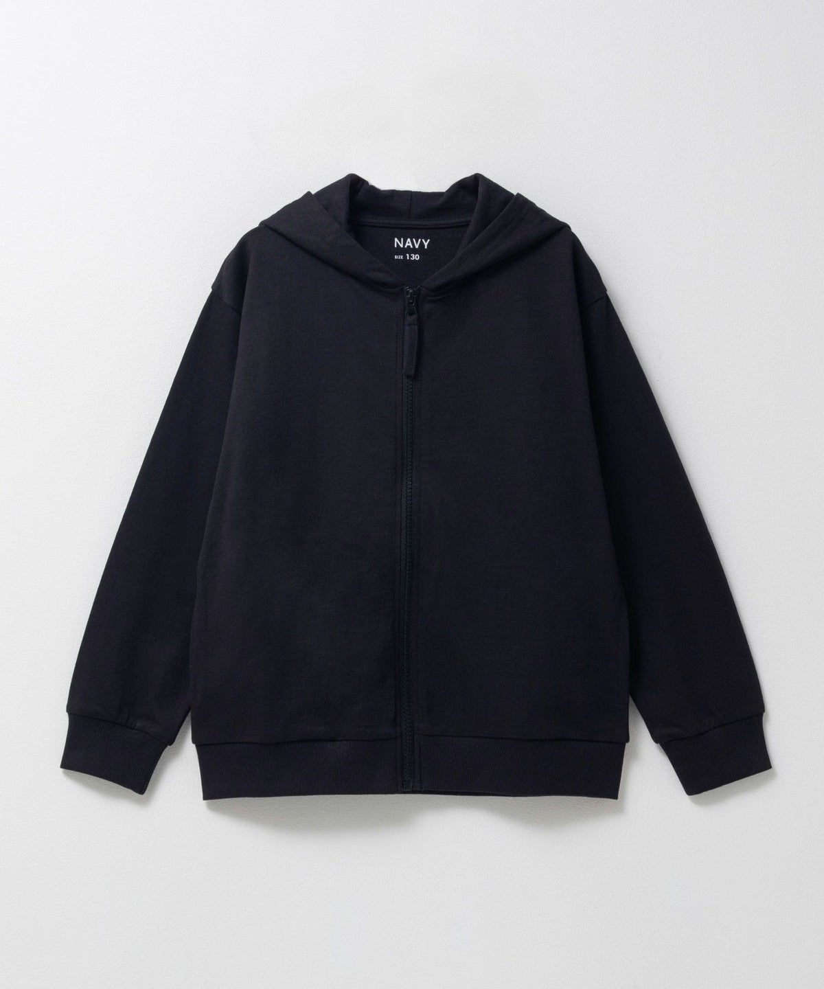 NAVY ミニ裏毛ジップパーカー キッズ