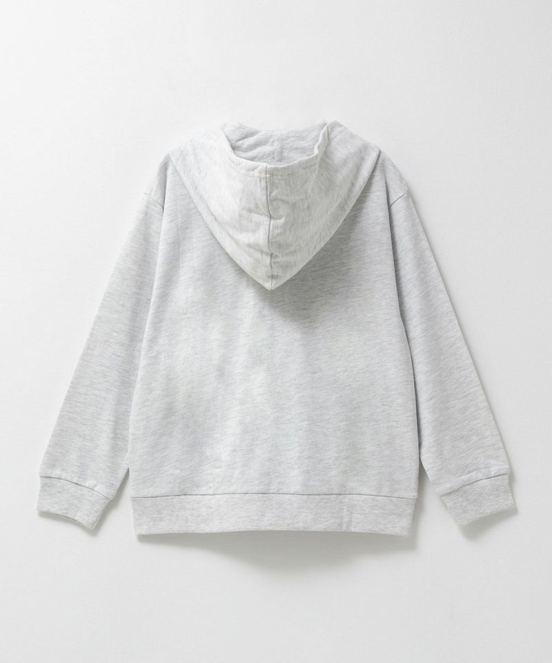 NAVY  ミニ裏毛ジップパーカー キッズ商品画像-4