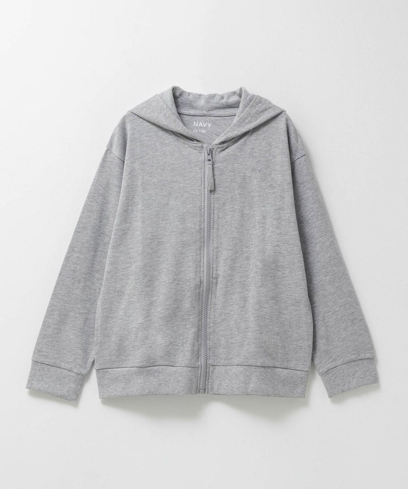 NAVY ミニ裏毛ジップパーカー キッズ商品画像-5