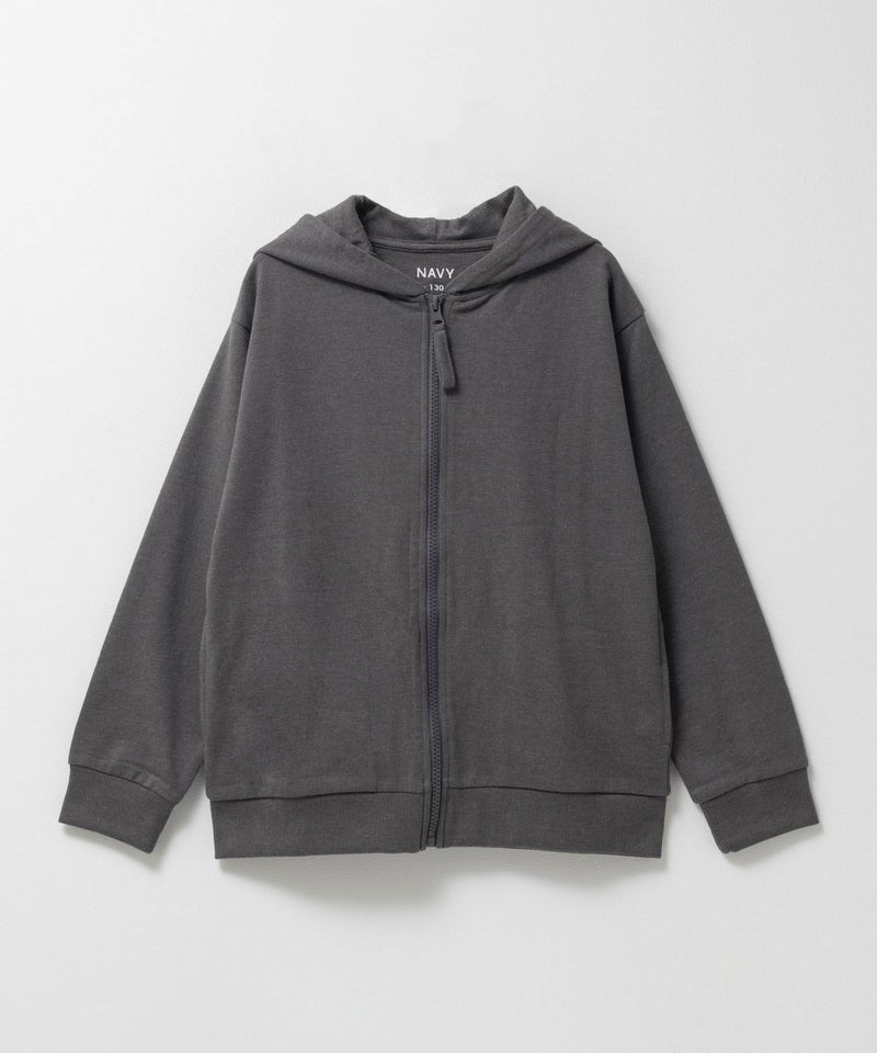 NAVY ミニ裏毛ジップパーカー キッズ商品画像-7