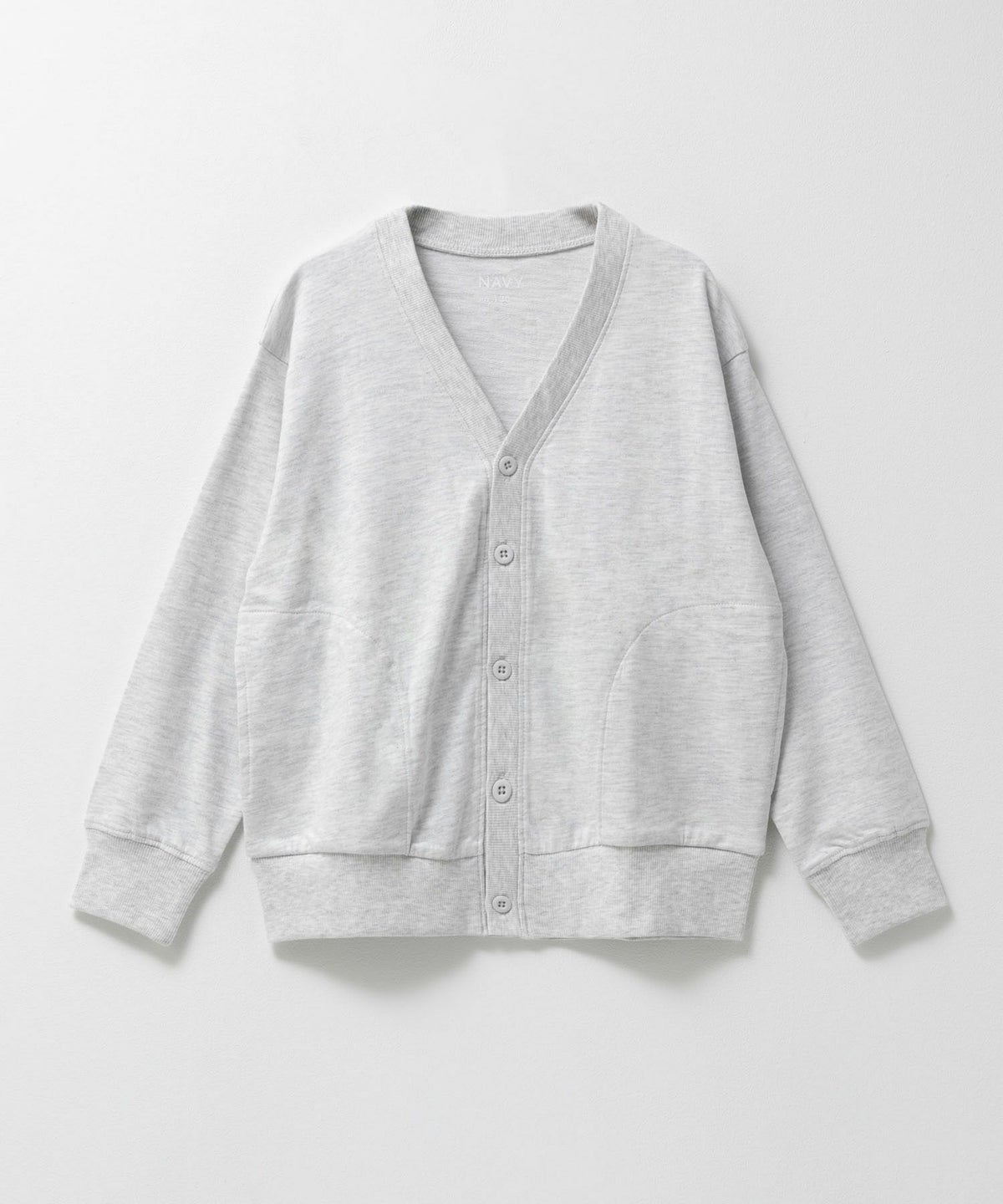 NAVY ミニ裏毛カーディガン キッズ