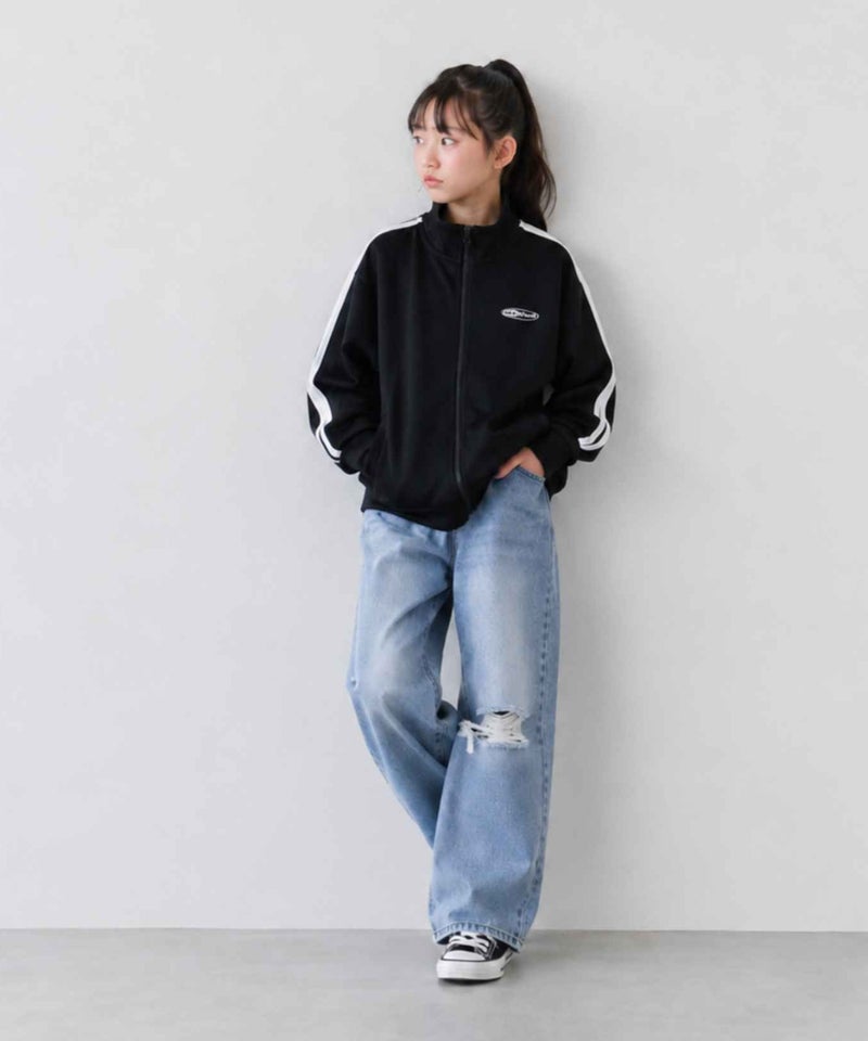 NAVY ジャージスタンドジップ キッズ商品画像-1