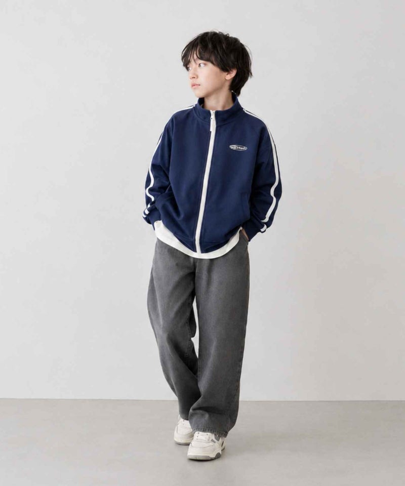 NAVY ジャージスタンドジップ キッズ商品画像-4