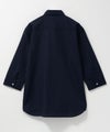 NAVY  ギミックオックスボタンダウン7分袖シャツ メンズ商品サムネイル-8