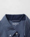 NAVY ギミックオックスボタンダウン7分袖シャツ メンズ商品サムネイル-9