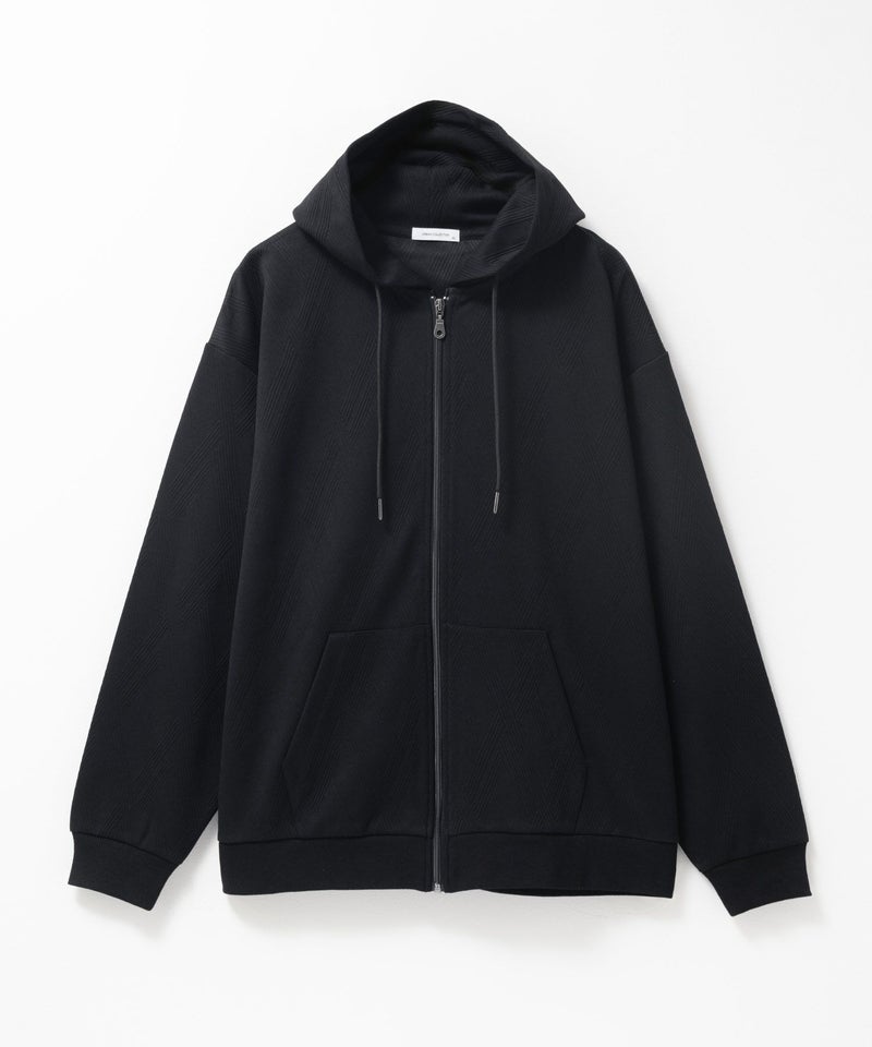 URBAN COLLECTION ふくれジャガードフルジップパーカー メンズ商品画像-21