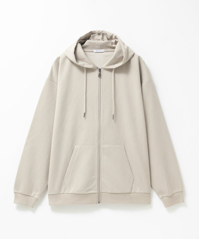 URBAN COLLECTION  ふくれジャガードフルジップパーカー メンズ商品画像-23