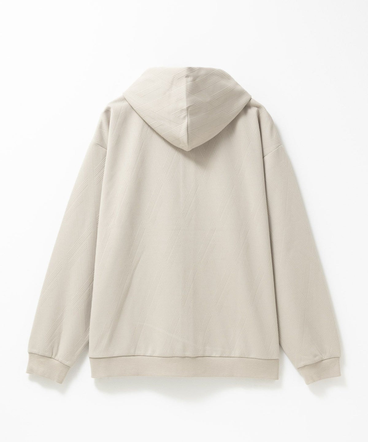 URBAN COLLECTION ふくれジャガードフルジップパーカー メンズ