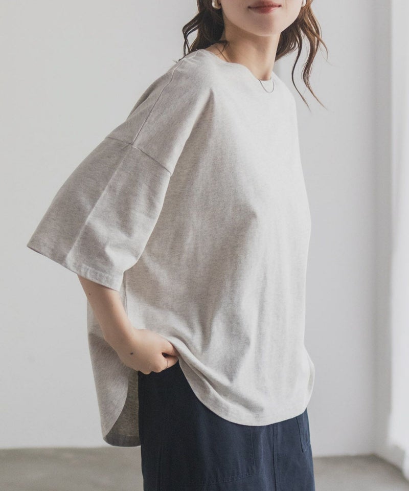 nAvy エブリーT 6分袖Tシャツ レディース メール便 対応商品商品画像-1