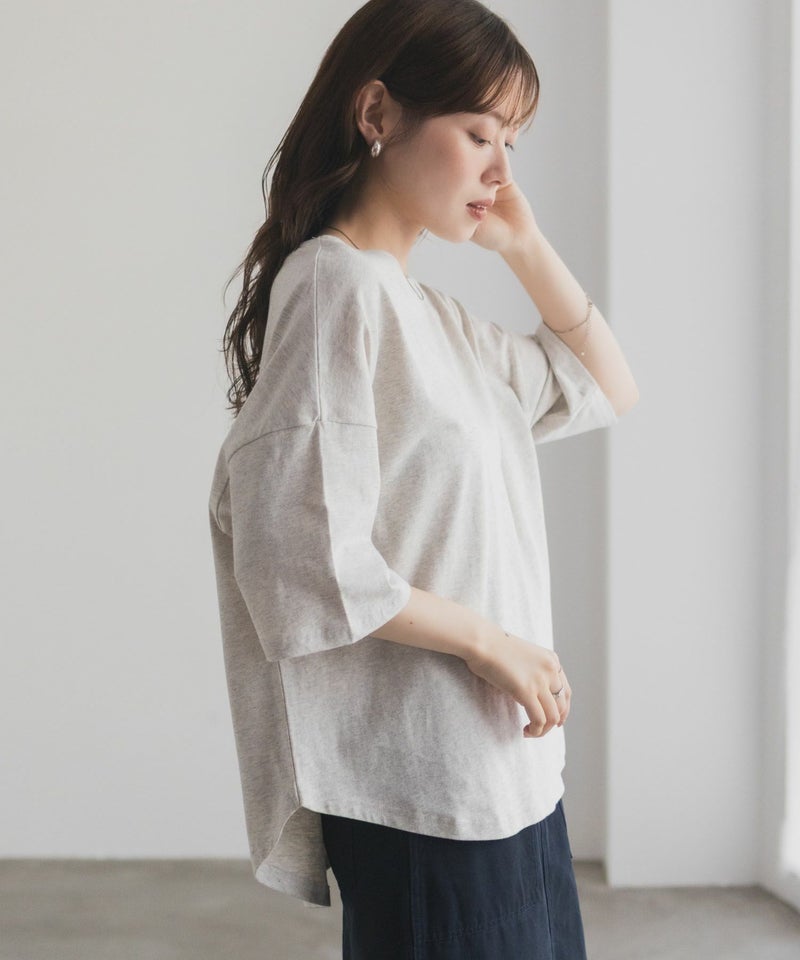 nAvy  エブリーT 6分袖Tシャツ レディース メール便 対応商品商品画像-8