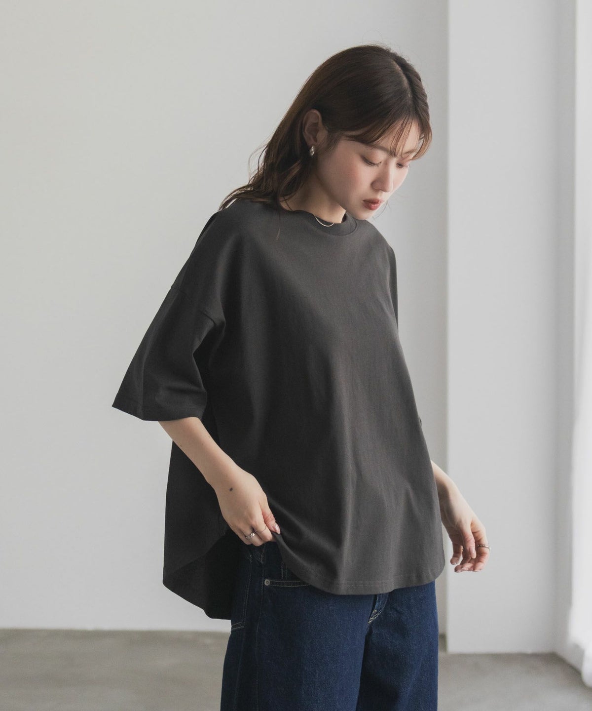 nAvy エブリーT 6分袖Tシャツ レディース ネコポス 対応商品