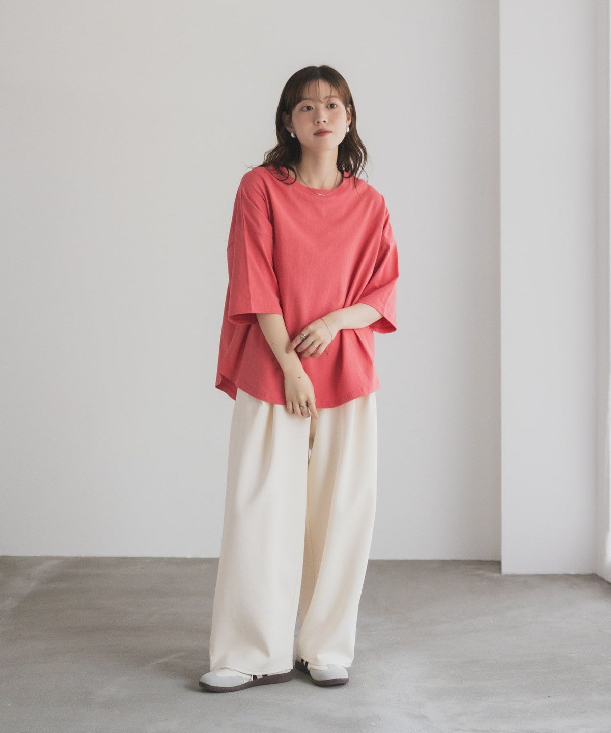 nAvy エブリーT 6分袖Tシャツ レディース ネコポス 対応商品