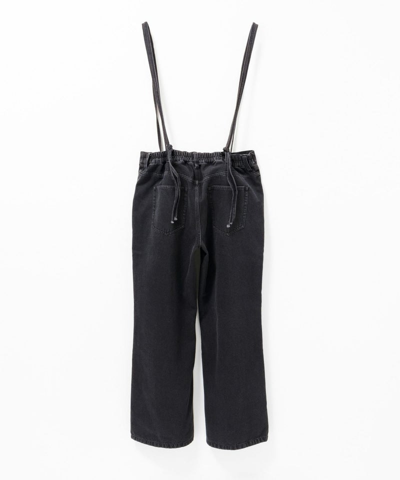 nAvy 毎日はきたくなるデニム「マイデニ」 サスペンダー付きワイドパンツ レディース商品画像-2