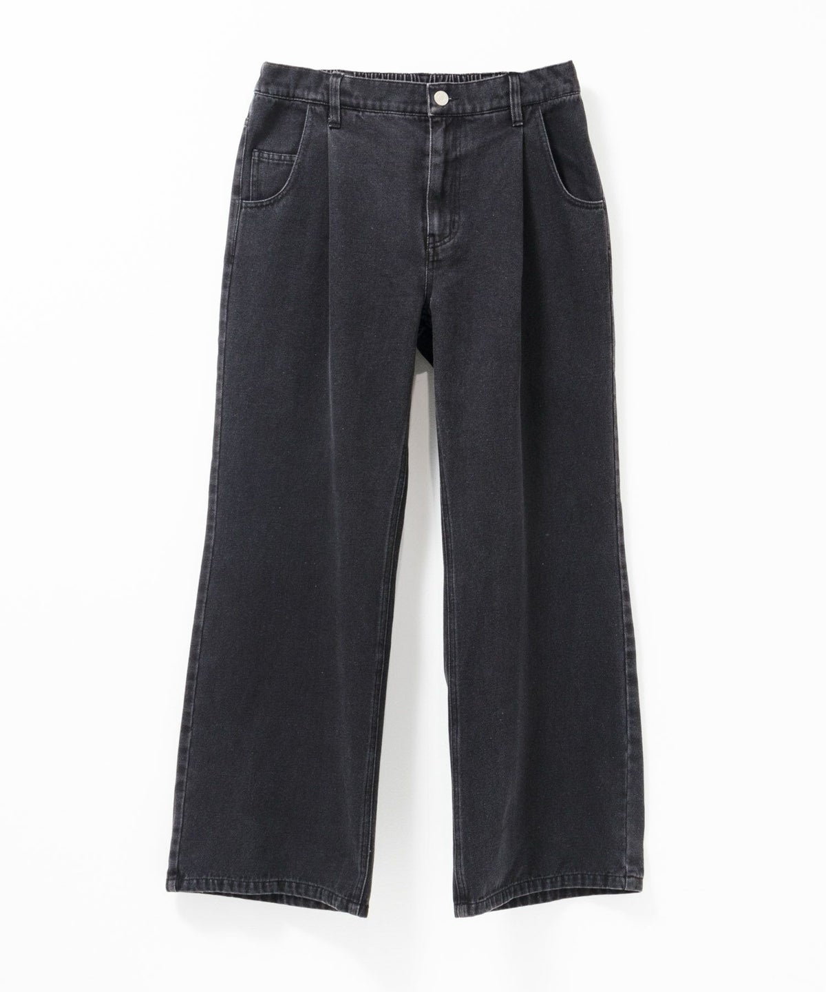 nAvy 毎日はきたくなるデニム「マイデニ」 サスペンダー付きワイドパンツ レディース