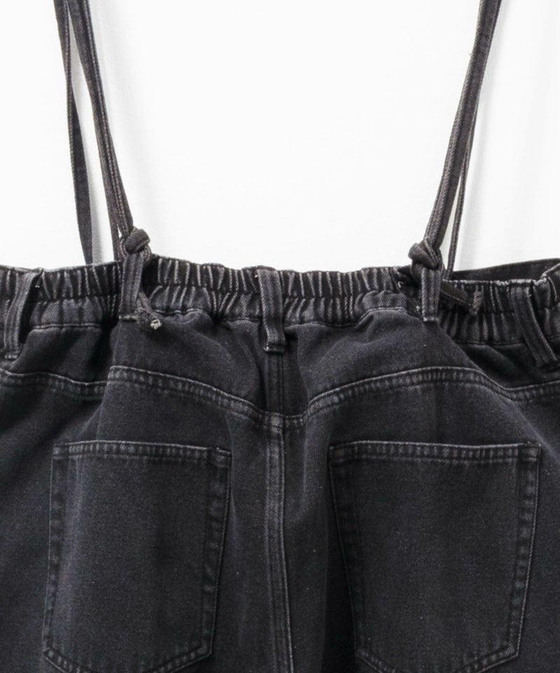 nAvy 毎日はきたくなるデニム「マイデニ」 サスペンダー付きワイドパンツ レディース商品画像-12