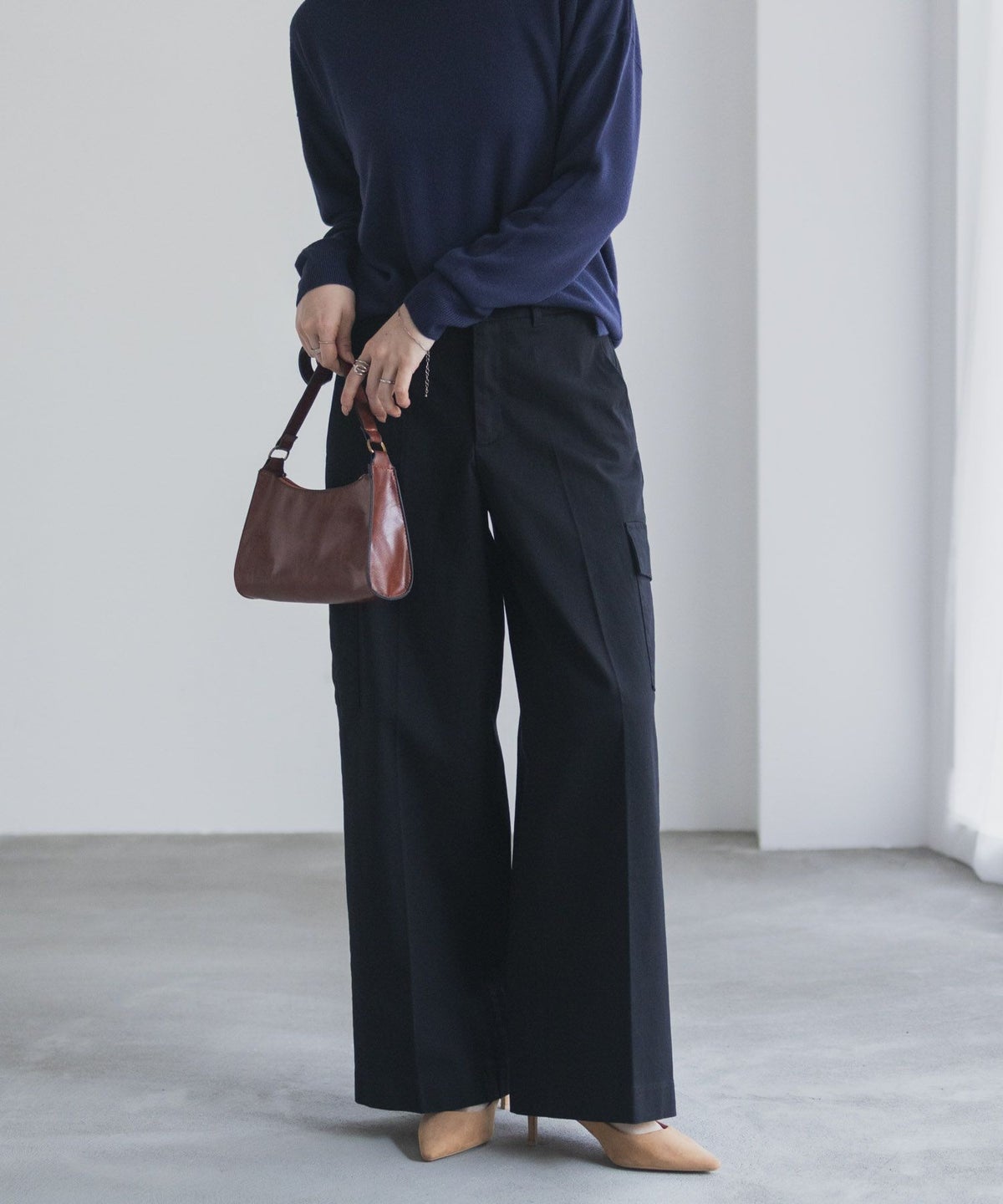 nAvy カーゴチノパンツ レディース