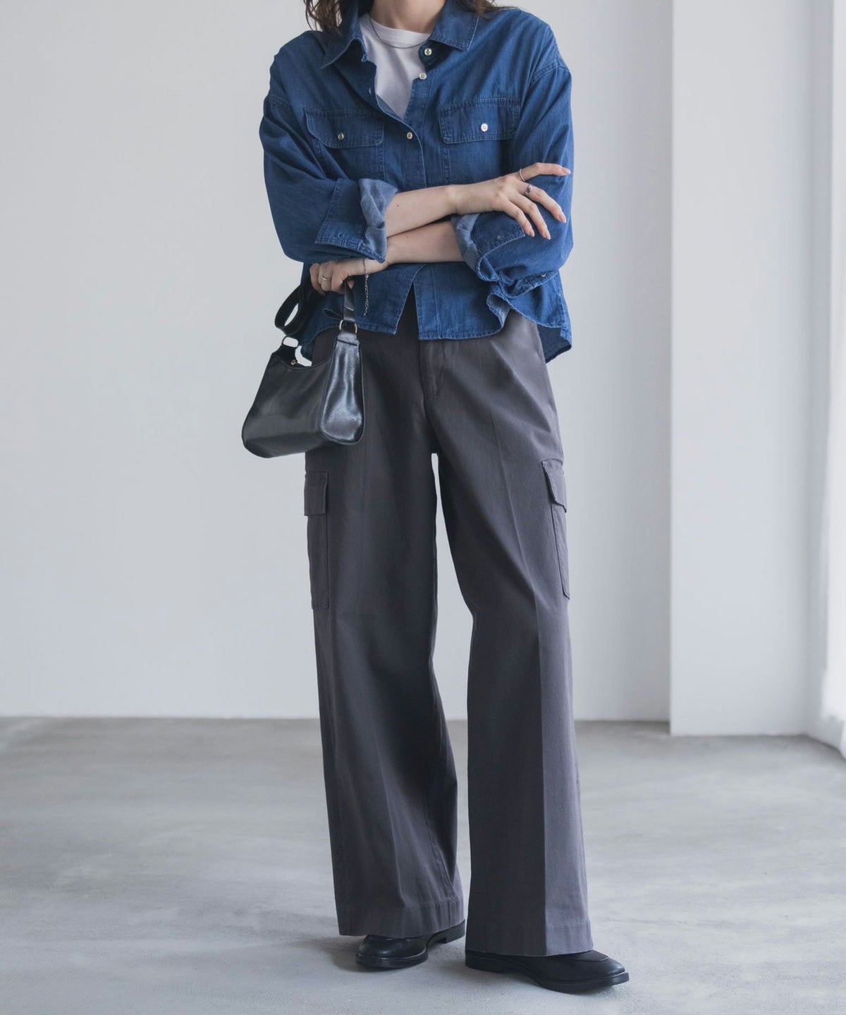 nAvy カーゴチノパンツ レディース