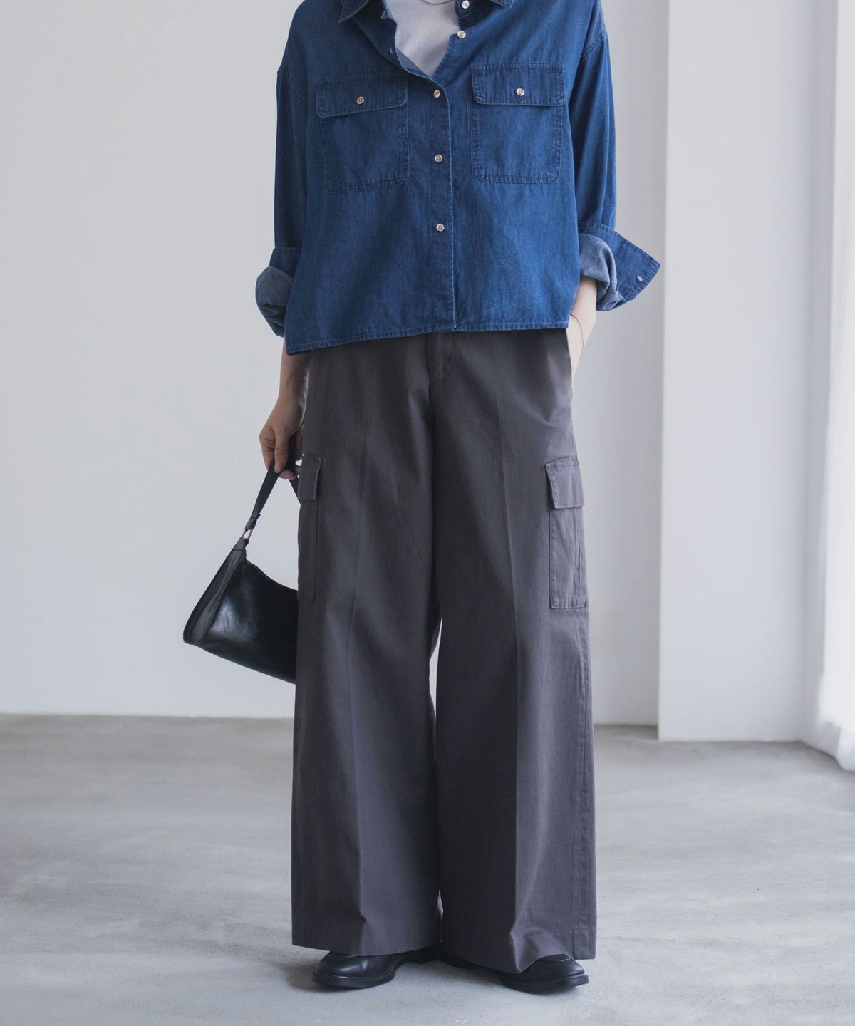 nAvy カーゴチノパンツ レディース