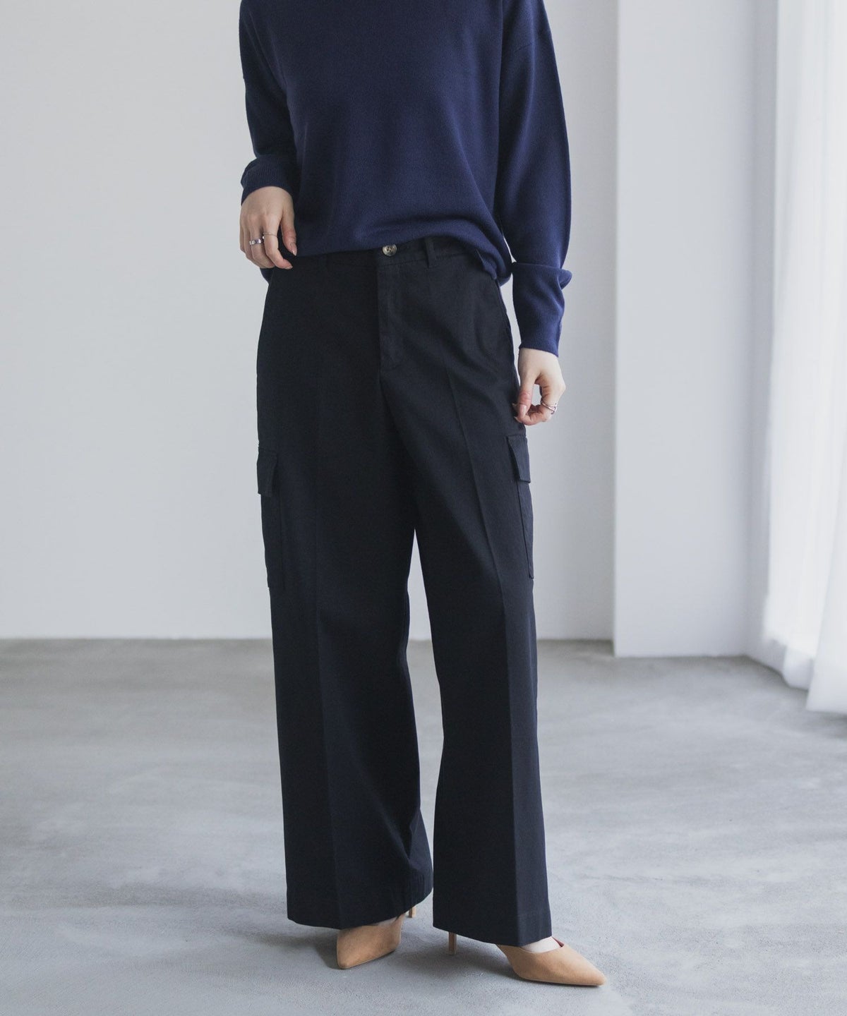 nAvy カーゴチノパンツ レディース