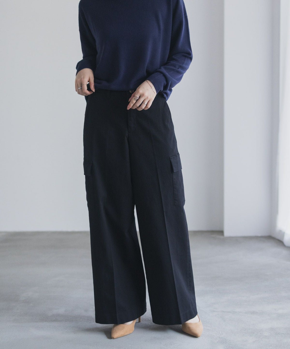 nAvy カーゴチノパンツ レディース