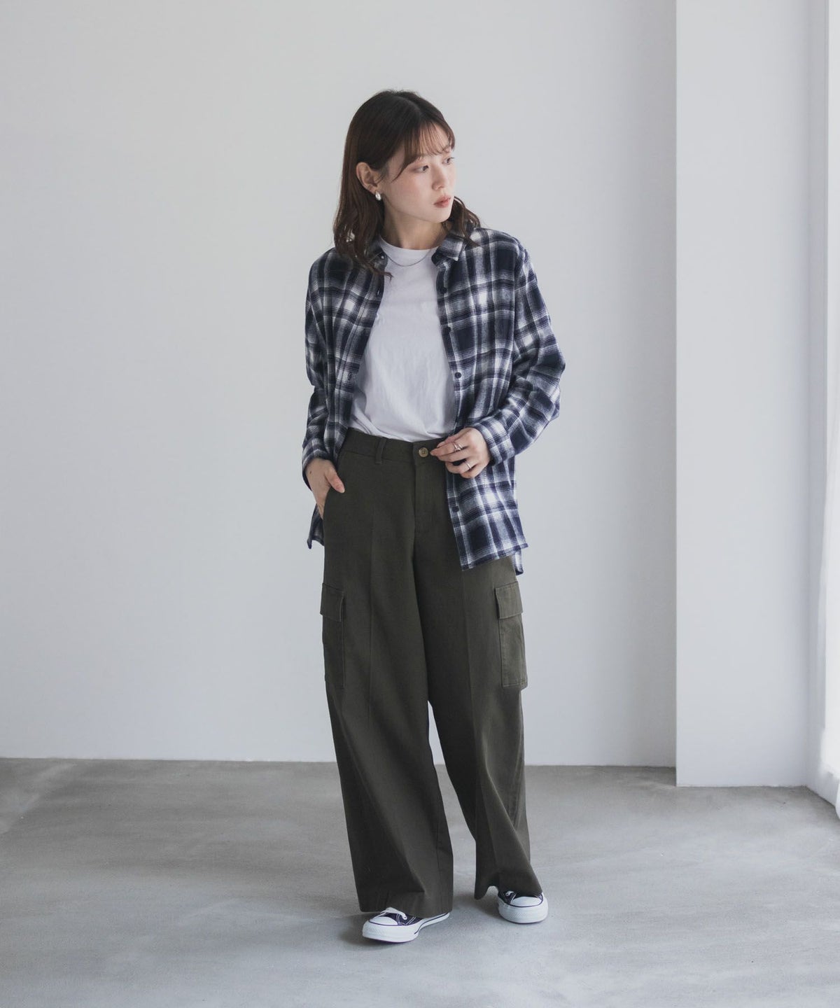 nAvy カーゴチノパンツ レディース