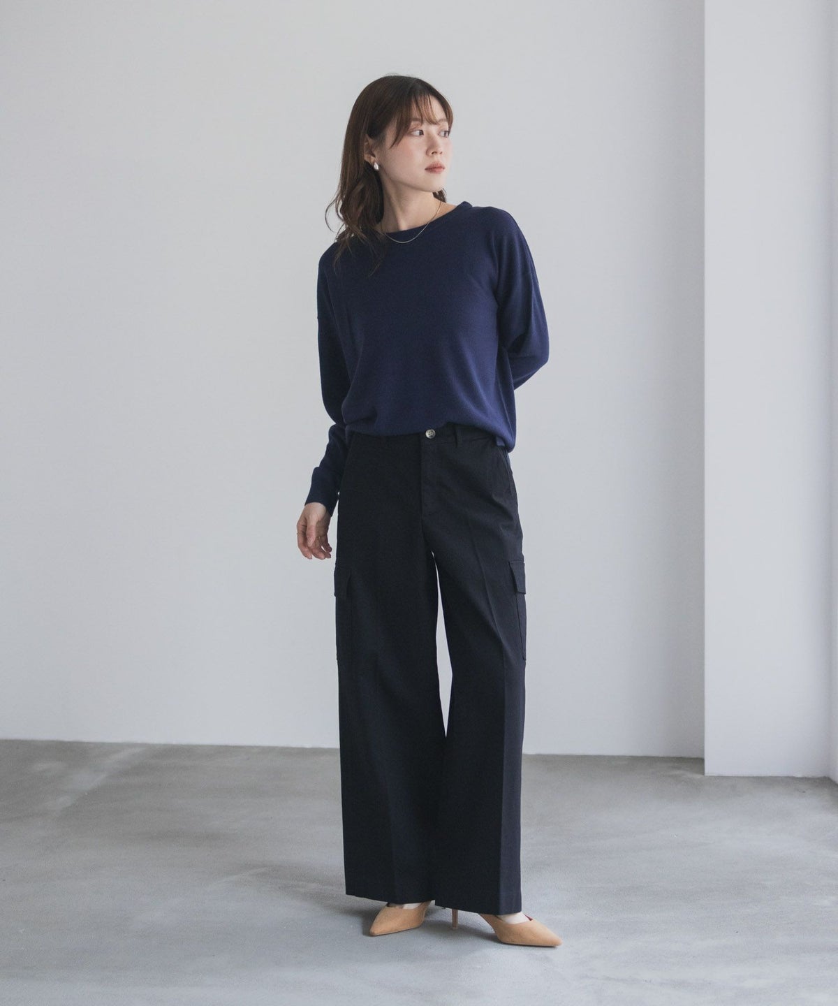 nAvy カーゴチノパンツ レディース