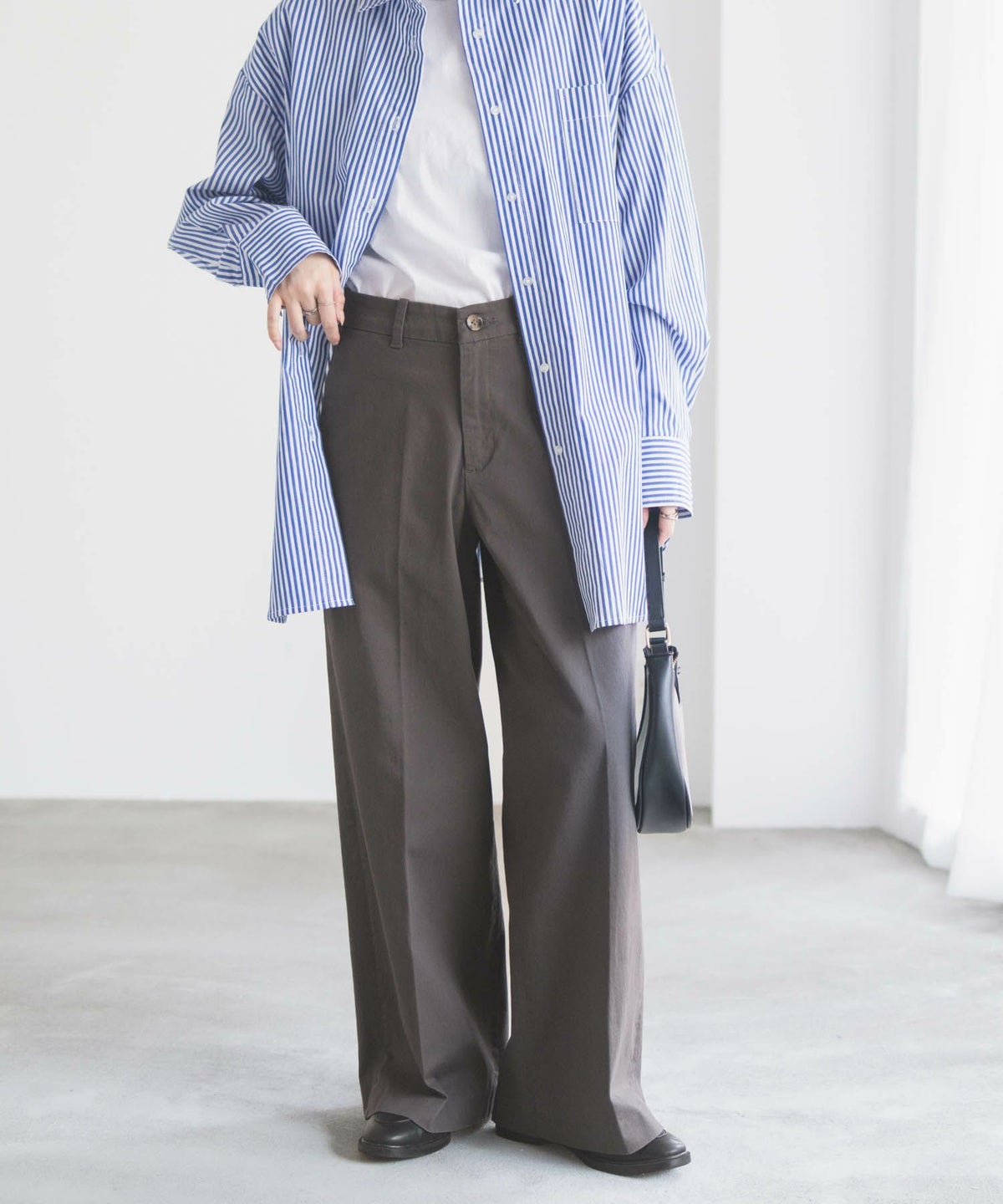 nAvy ワイドチノパンツ レディース