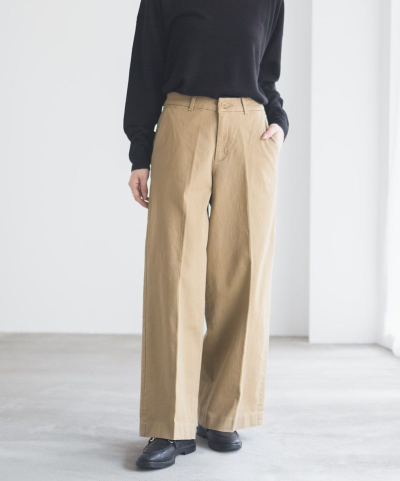 nAvy  ワイドチノパンツ レディース商品画像-5