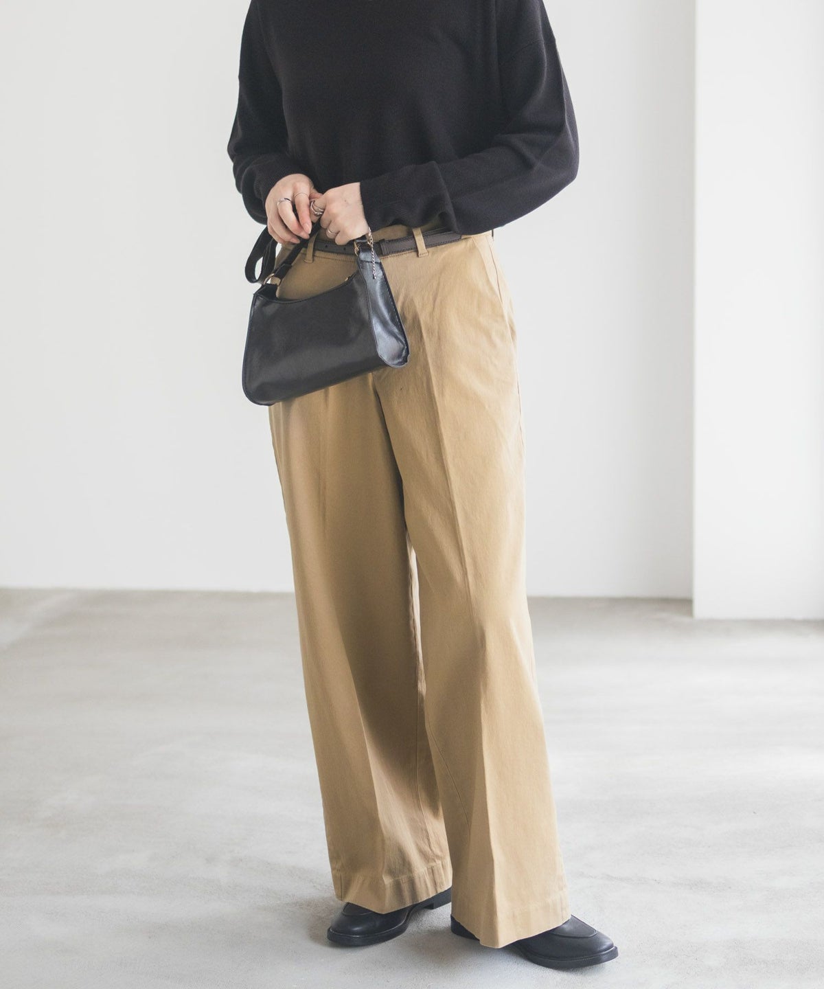 nAvy ワイドチノパンツ レディース