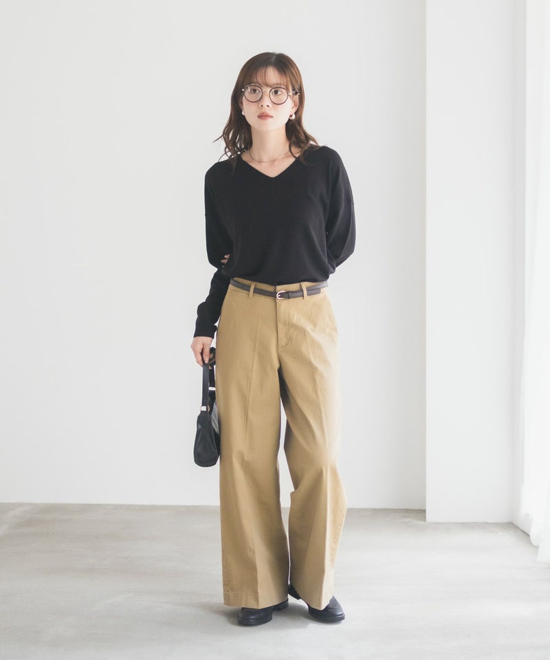 nAvy  ワイドチノパンツ レディース商品画像-10