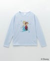 Disney 『アナと雪の女王』 長袖Tシャツ キッズ メール便 対応商品商品サムネイル-1
