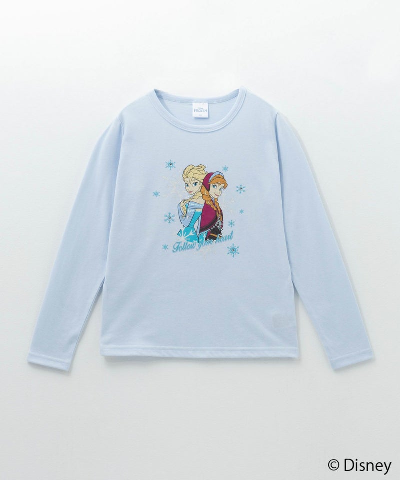 Disney 『アナと雪の女王』 長袖Tシャツ キッズ メール便 対応商品商品画像-1
