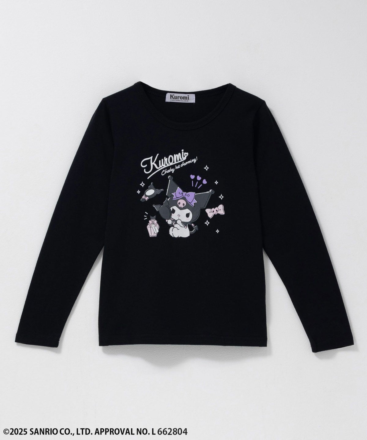 サンリオキャラクターズ クロミ プリント長袖Tシャツ キッズ ネコポス 対応商品