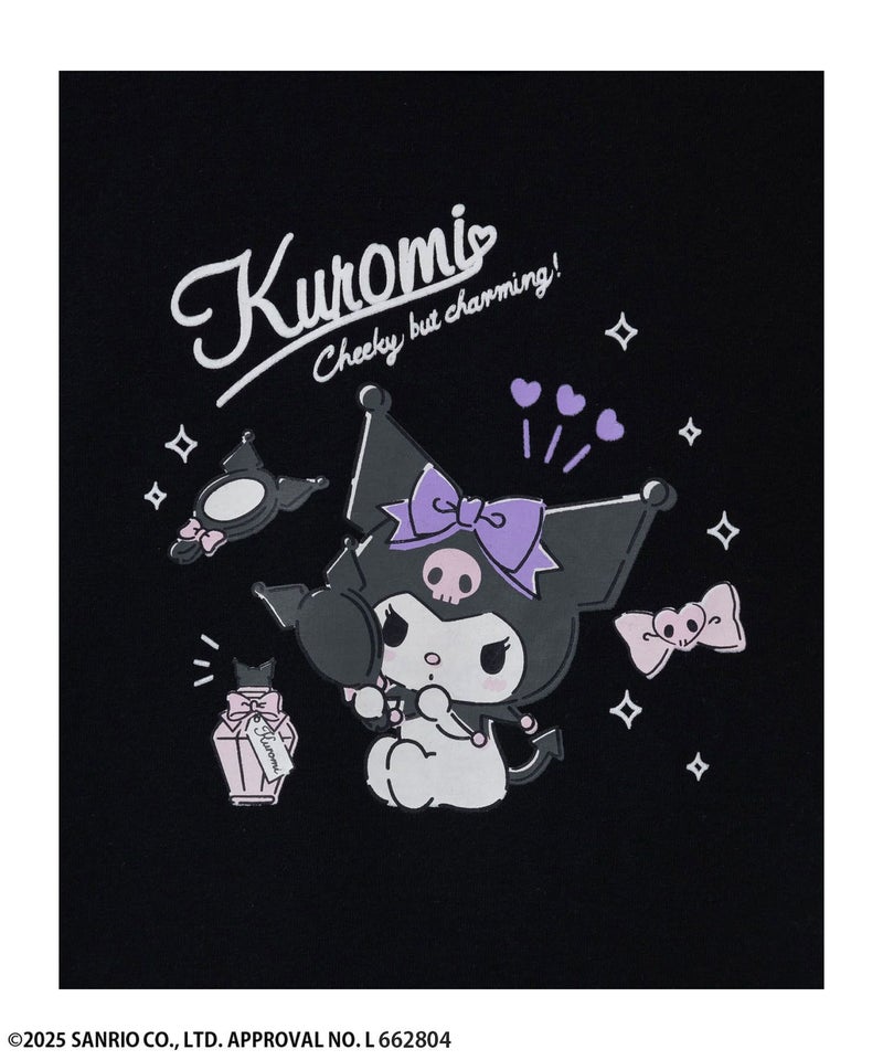 サンリオキャラクターズ クロミ プリント長袖Tシャツ キッズ メール便 対応商品商品画像-3