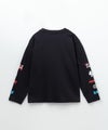 T-GRAPHICS  袖ロゴ長袖Tシャツ キッズ メール便 対応商品商品サムネイル-2