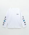 T-GRAPHICS 袖ロゴ長袖Tシャツ キッズ メール便 対応商品商品サムネイル-3