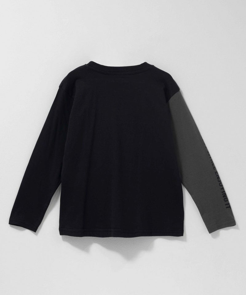 T-GRAPHICS 袖クレイジー長袖Tシャツ キッズ メール便 対応商品商品画像-2