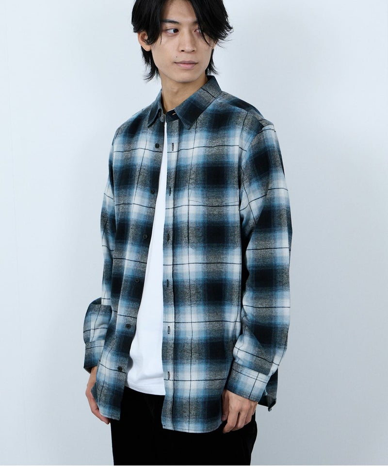 NAVY ソフトフランネルシャツ メンズ商品画像-19