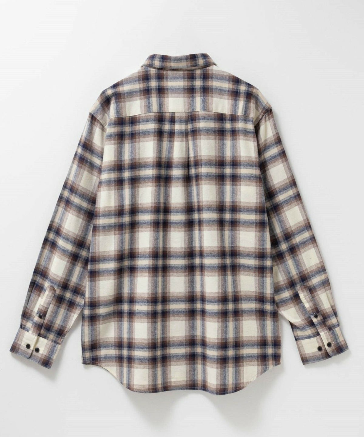 NAVY ソフトフランネルシャツ メンズ