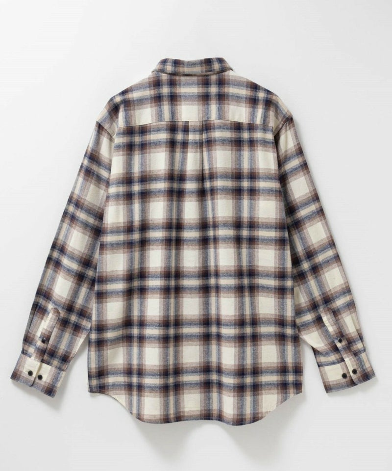 NAVY ソフトフランネルシャツ メンズ商品画像-30