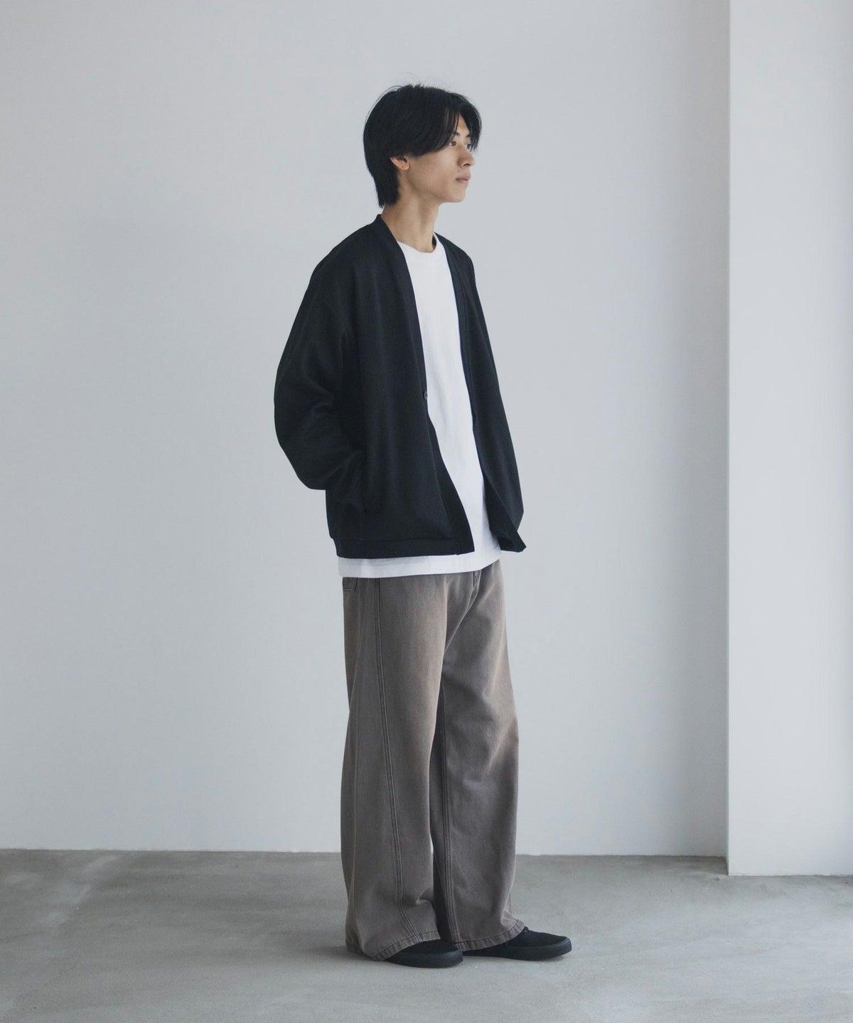 URBAN COLLECTION ふくれジャガードカーディガン メンズ