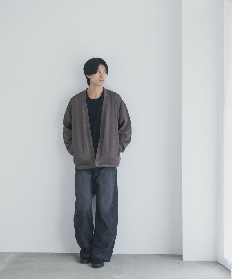 URBAN COLLECTION ふくれジャガードカーディガン メンズ商品画像-20