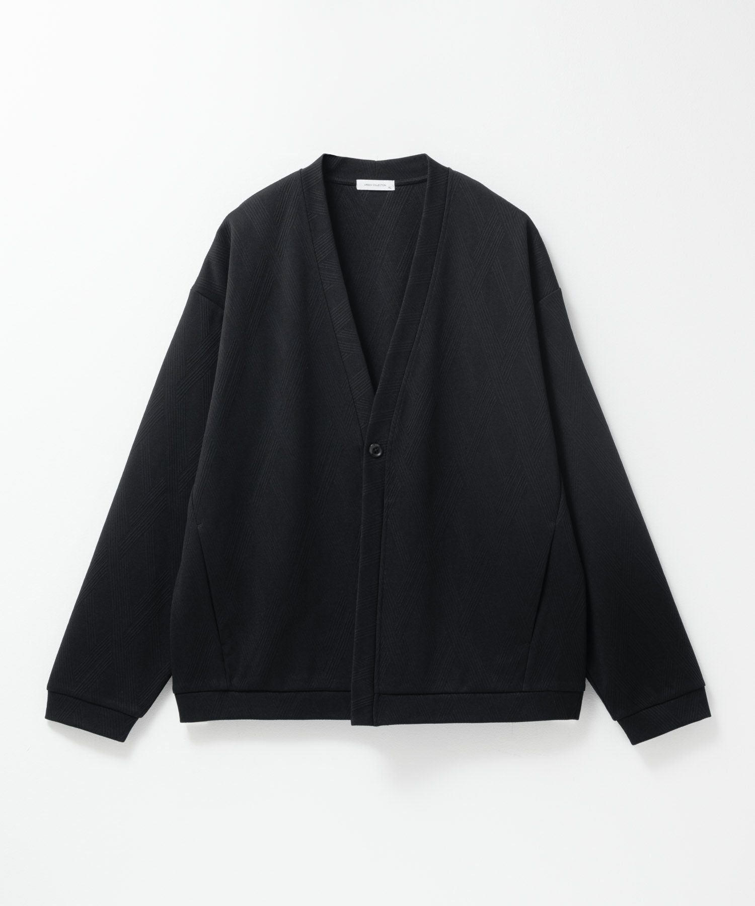 URBAN COLLECTION ふくれジャガードカーディガン メンズ URBAN COLLECTION ふくれジャガードカーディガン メンズ