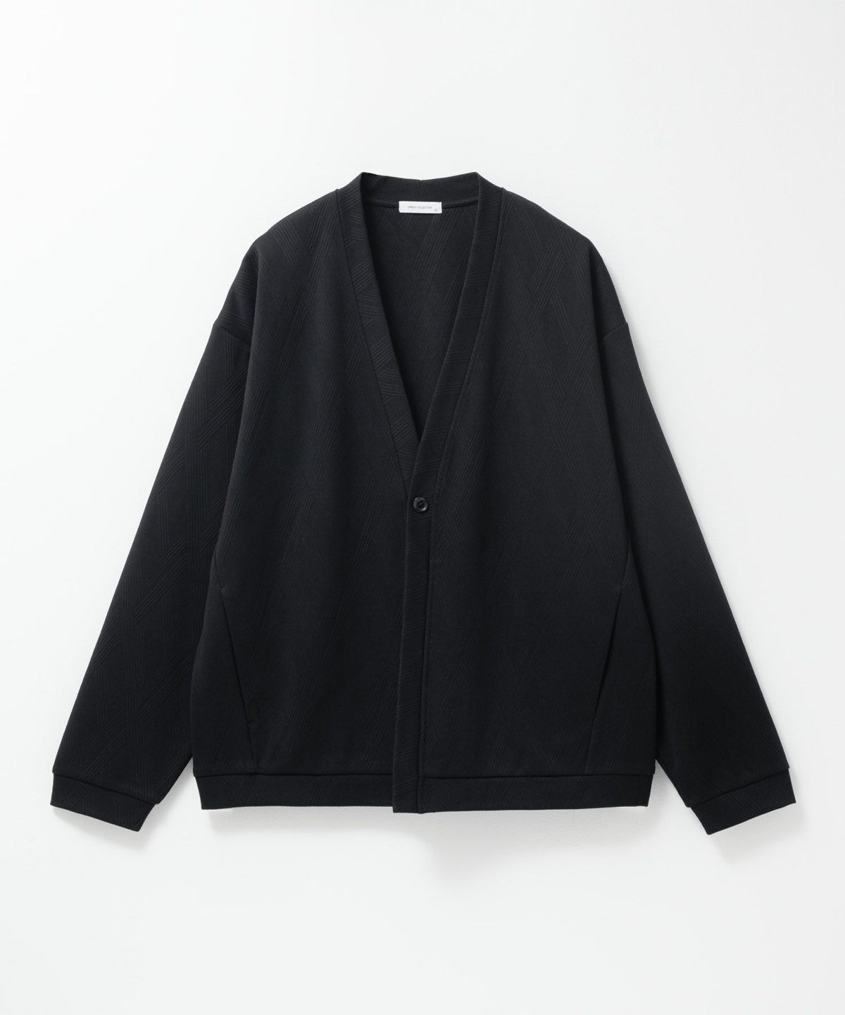 URBAN COLLECTION ふくれジャガードカーディガン メンズ