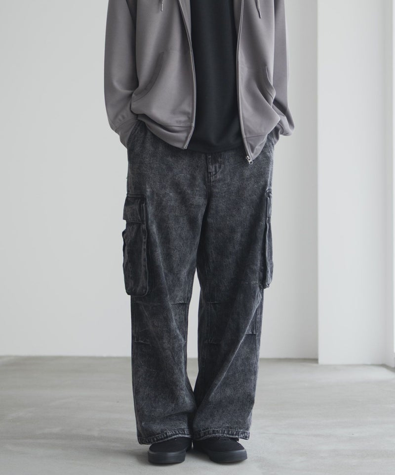 NAVY デニムカーゴパンツ メンズ商品画像-1