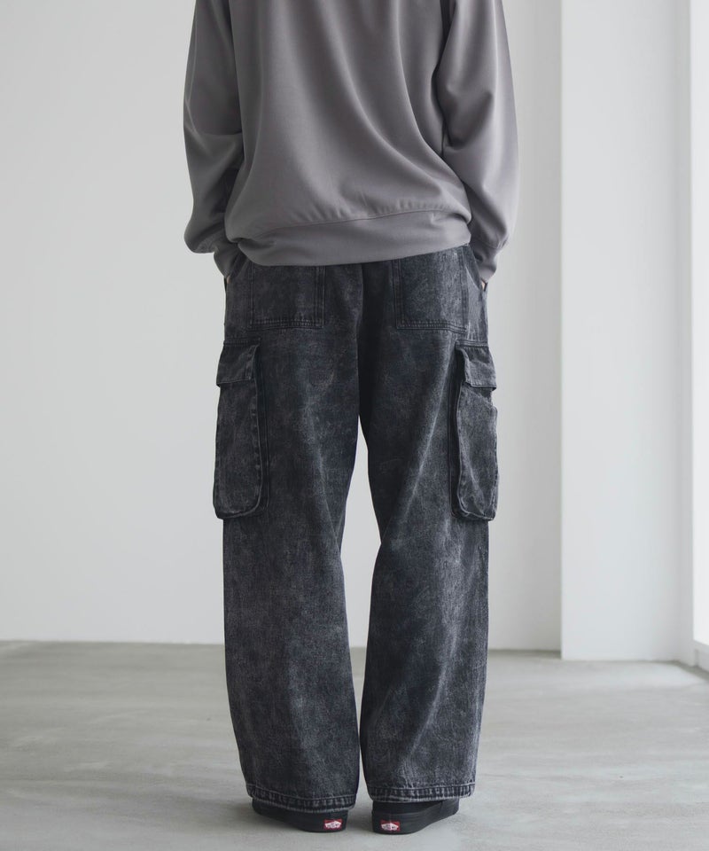 NAVY デニムカーゴパンツ メンズ商品画像-8