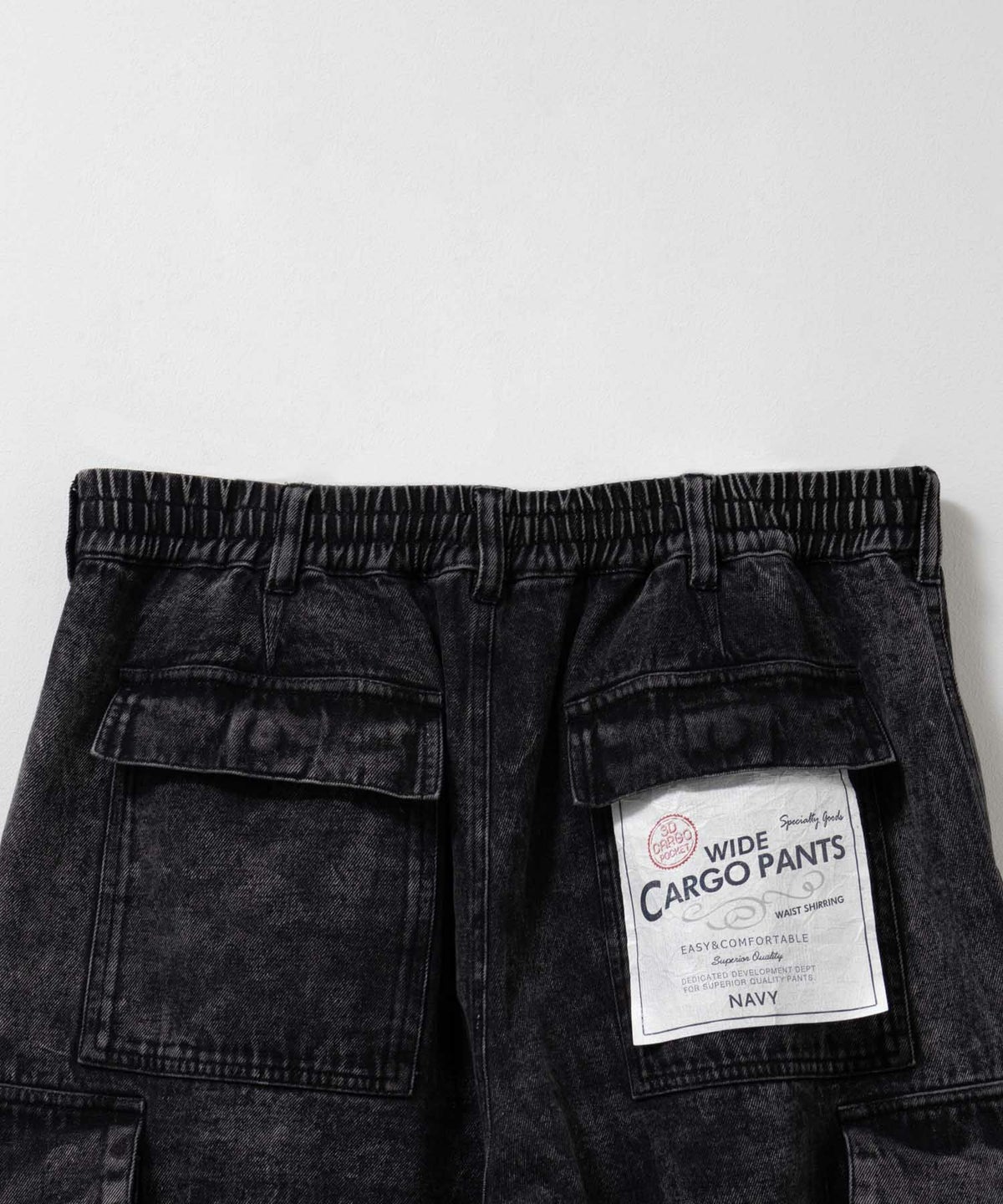 NAVY デニムカーゴパンツ メンズ