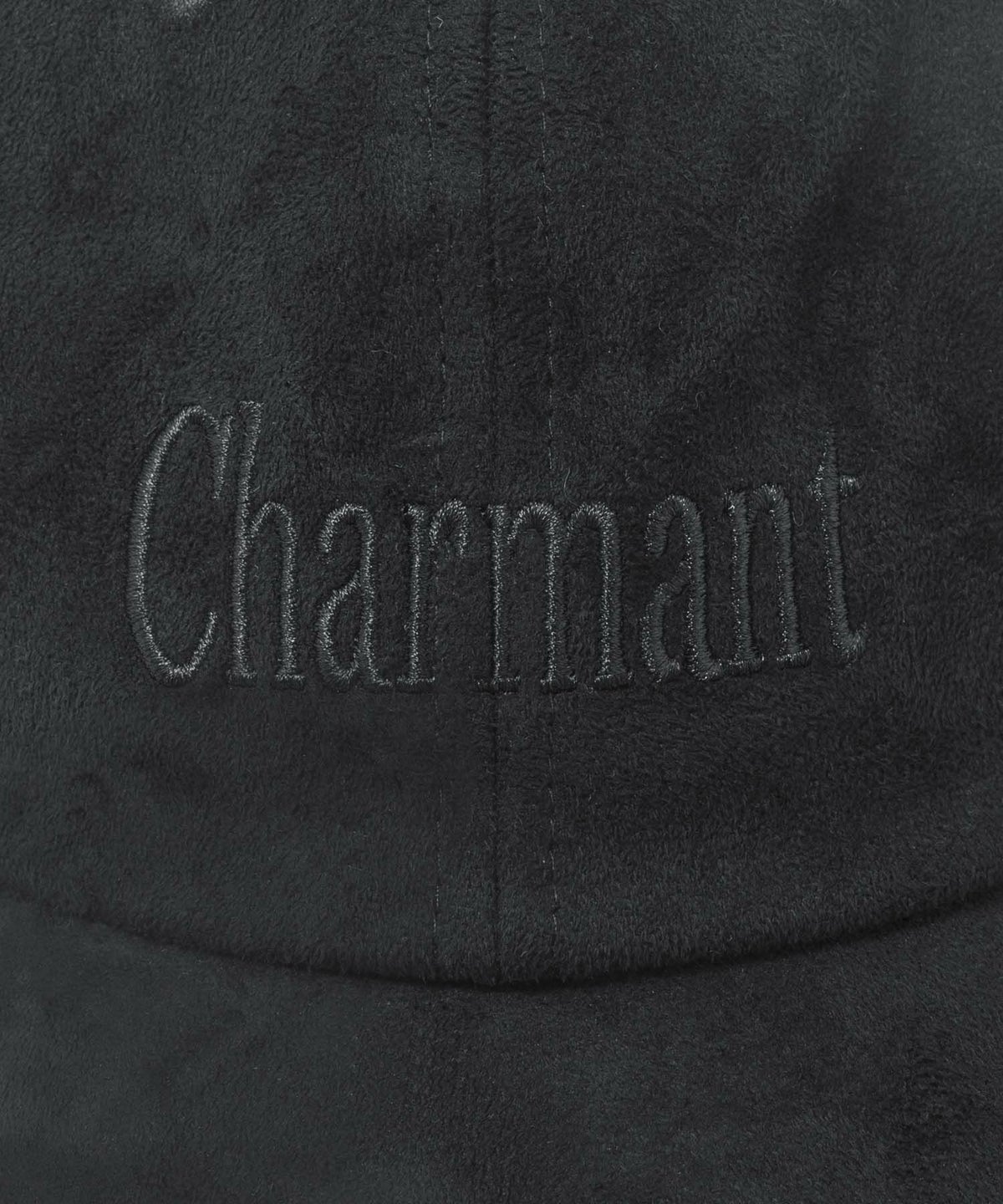 スエードロゴ刺繍キャップ レディース